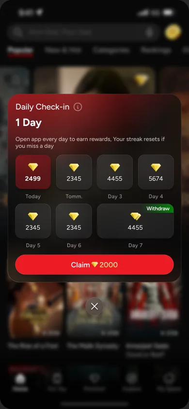 Daily check-in